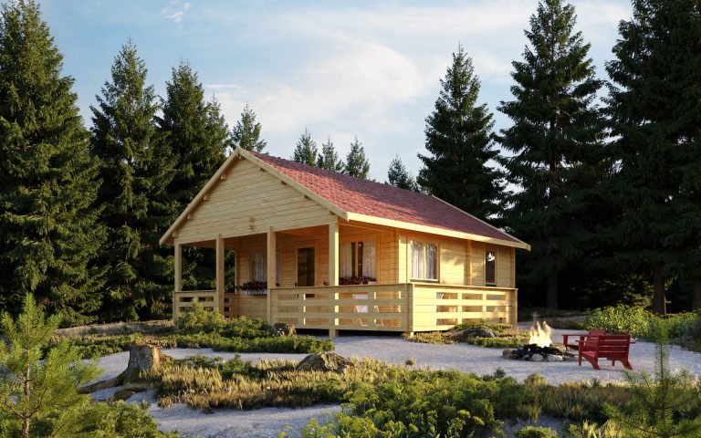 Log houses. Maison en bois